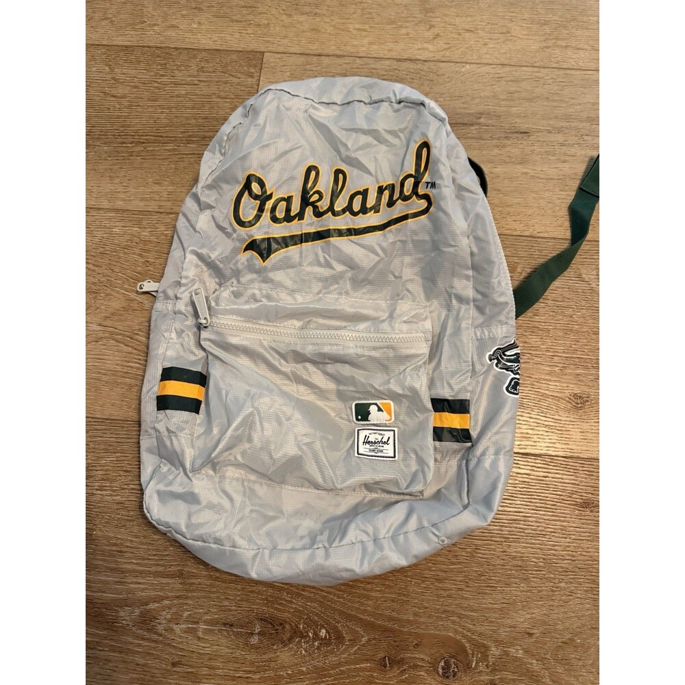 Herschel Oakland Athletics A’s MLB Backpack  Gray Baseball School Bag